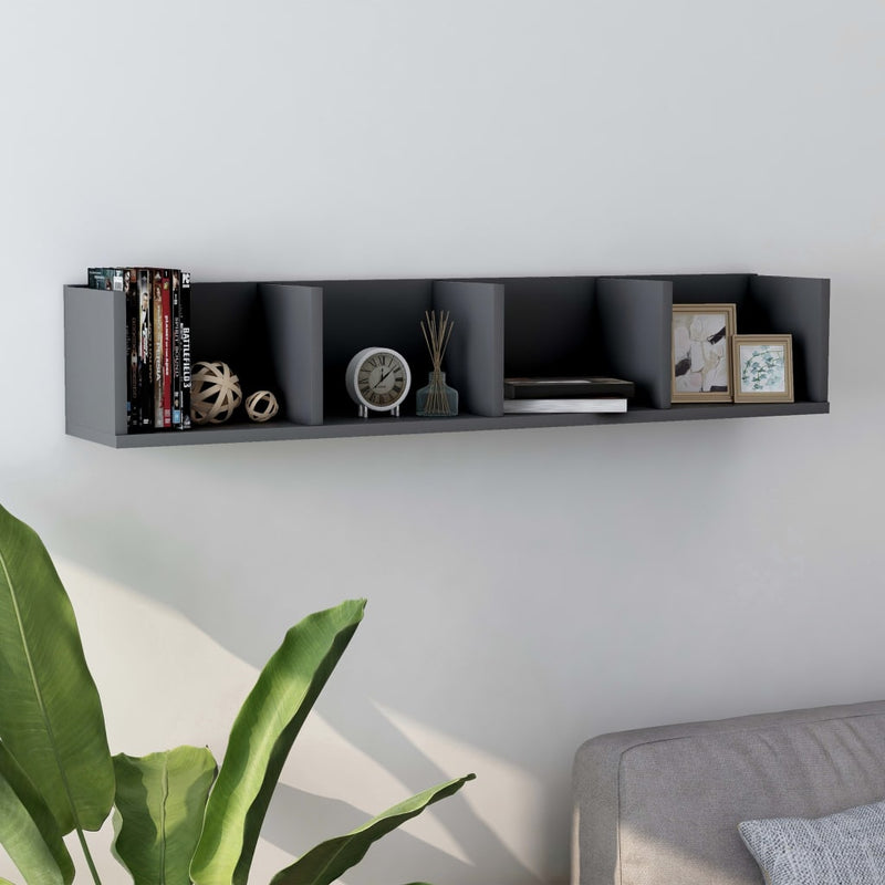 Wandplank Met Plank 100 X 18 X 18 Cm Bewerkt Hout