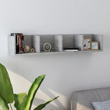 Wandplank Met Plank 100 X 18 X 18 Cm Bewerkt Hout