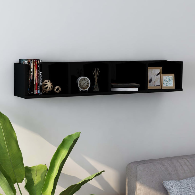 Wandplank Met Plank 100 X 18 X 18 Cm Bewerkt Hout