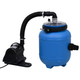 Zwembadfilterpomp 4 M³/U Zwart En Blauw