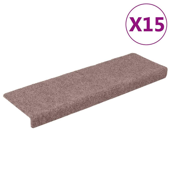 Trapmatten Zelfklevend 15 Stuks 65X21X4 Cm Met Rechthoekige Rand