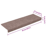 Trapmatten Zelfklevend 15 Stuks 65X21X4 Cm Met Rechthoekige Rand