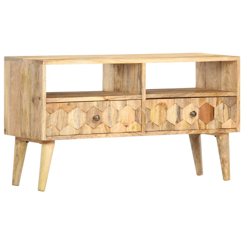 Dressoir Massief Mangohout En Ijzer Zwart