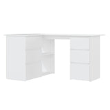 Hoekbureau 145X100X76 Cm Bewerkt Hout