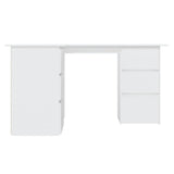 Hoekbureau 145X100X76 Cm Bewerkt Hout