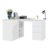 Hoekbureau 145X100X76 Cm Bewerkt Hout