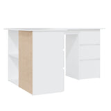 Hoekbureau 145X100X76 Cm Bewerkt Hout