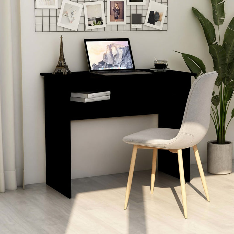 Bureau 90X50X74 Cm Bewerkt Hout Kleur