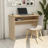 Bureau 90X50X74 Cm Bewerkt Hout Kleur