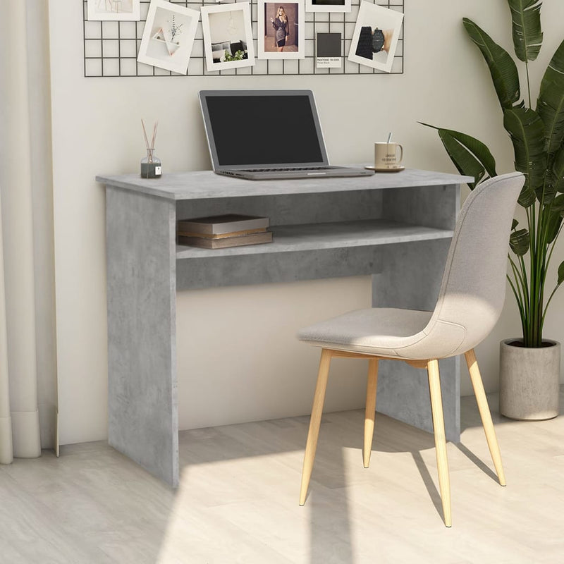 Bureau 90X50X74 Cm Bewerkt Hout Kleur