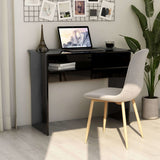 Bureau 90X50X74 Cm Bewerkt Hout Kleur