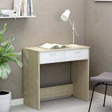 Bureau 80X40X75 Cm Bewerkt Hout Kleurig