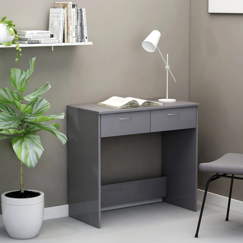Bureau 80X40X75 Cm Bewerkt Hout Kleurig
