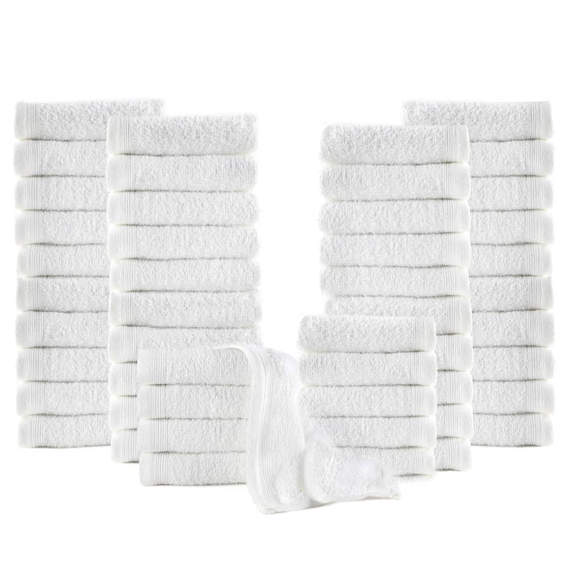 Gastendoekjes 50 St 350 G/M² 30X30 Cm Katoen Wit