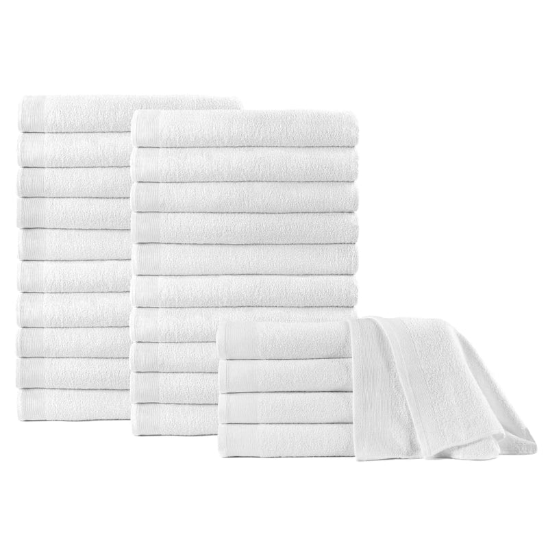 Gastendoekjes 50 St 350 G/M² 30X30 Cm Katoen Wit