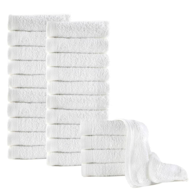 Gastendoekjes 50 St 350 G/M² 30X30 Cm Katoen Wit