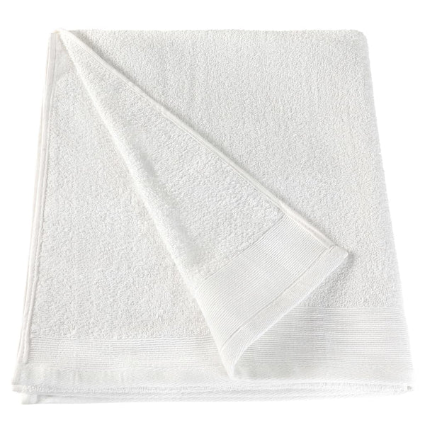 2-Delige Douchehanddoekenset 450 G/M² 70X140 Cm Katoen Wit