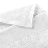 2-Delige Douchehanddoekenset 450 G/M² 70X140 Cm Katoen Wit