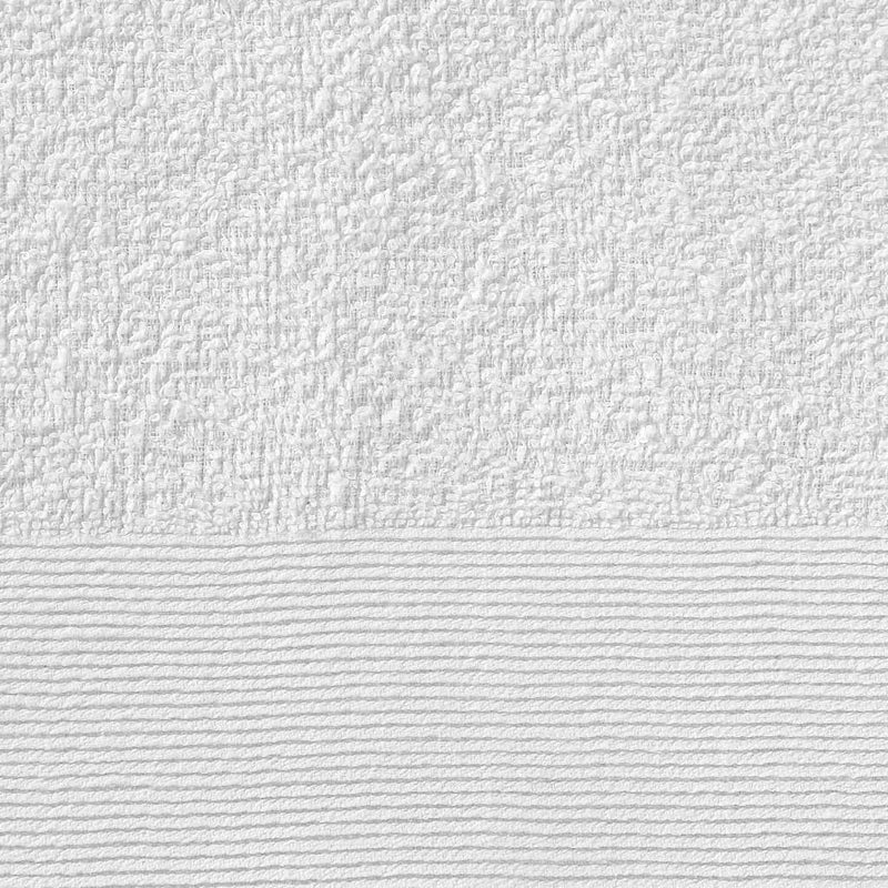 2-Delige Douchehanddoekenset 450 G/M² 70X140 Cm Katoen Wit