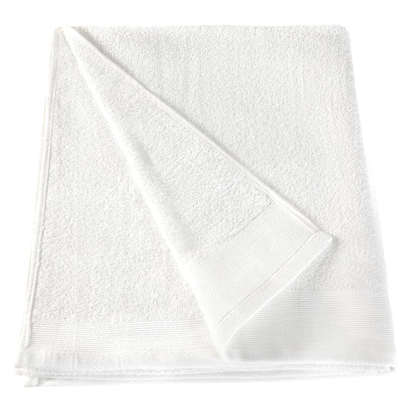 5-Delige Badhanddoekenset 450 G/M² 100X150 Cm Katoen Wit