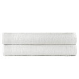 2-Delige Badhanddoekenset 450 G/M² 100X150 Cm Katoen Wit