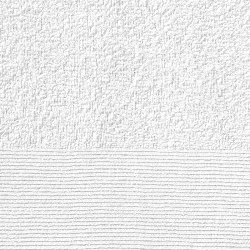 2-Delige Badhanddoekenset 450 G/M² 100X150 Cm Katoen Wit