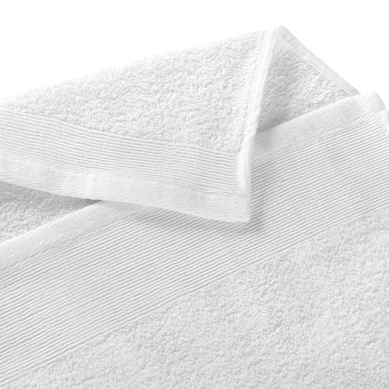 2-Delige Saunahanddoekenset 450 G/M² 80X200 Cm Katoen Wit