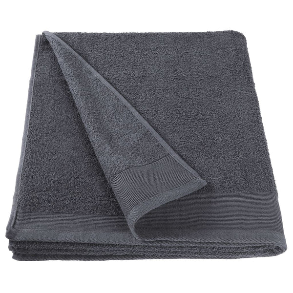 Douchehanddoeken 5 St 450 G/M² 70X140 Cm Katoen Antraciet