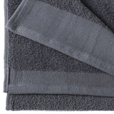 Douchehanddoeken 5 St 450 G/M² 70X140 Cm Katoen Antraciet