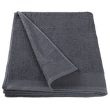 5-Delige Badhanddoekenset 450 G/M² 100X150 Cm Katoen Antraciet