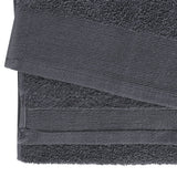 5-Delige Badhanddoekenset 450 G/M² 100X150 Cm Katoen Antraciet