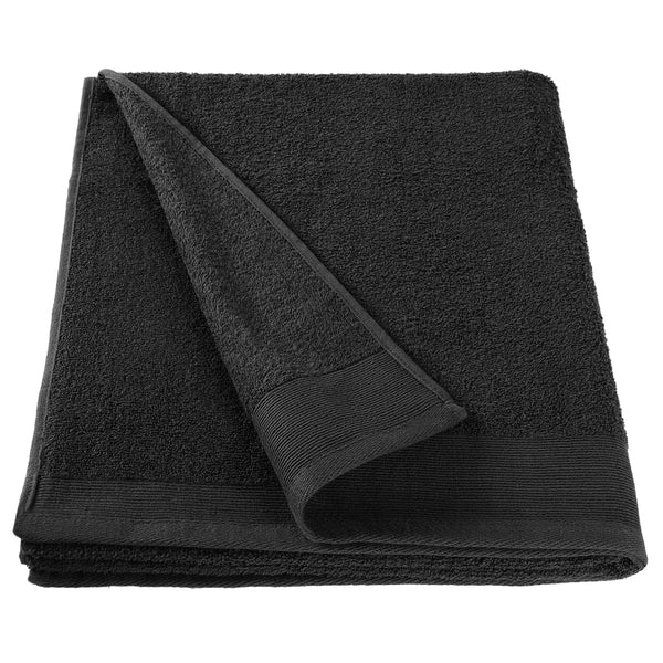 Douchehanddoeken 5 St 450 G/M² 70X140 Cm Katoen Zwart