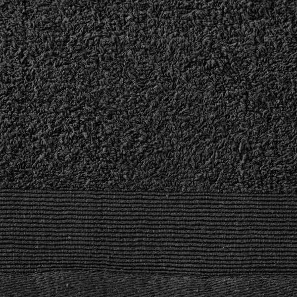 5-Delige Badhanddoekenset 450 G/M² 100X150 Cm Katoen Zwart