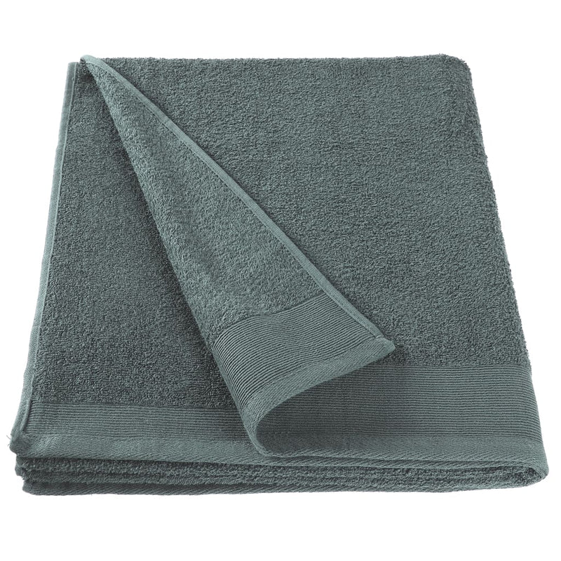 Handdoeken 5 St 450 G/M² 50X100 Cm Katoen Groen