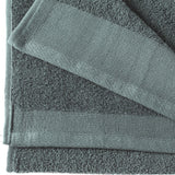 Handdoeken 5 St 450 G/M² 50X100 Cm Katoen Groen