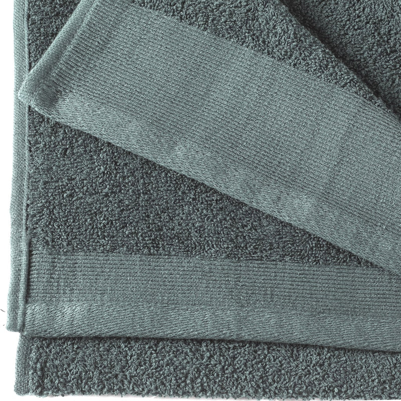 Handdoeken 5 St 450 G/M² 50X100 Cm Katoen Groen