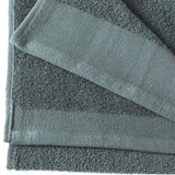 Douchehanddoeken 2 St 450 G/M² 70X140 Cm Katoen Groen