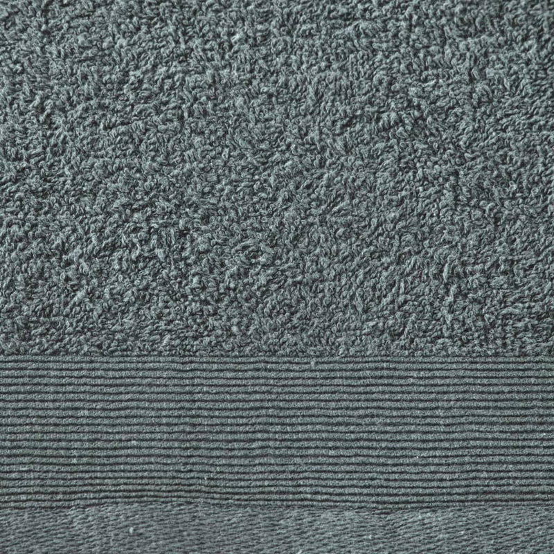 Douchehanddoeken 2 St 450 G/M² 70X140 Cm Katoen Groen