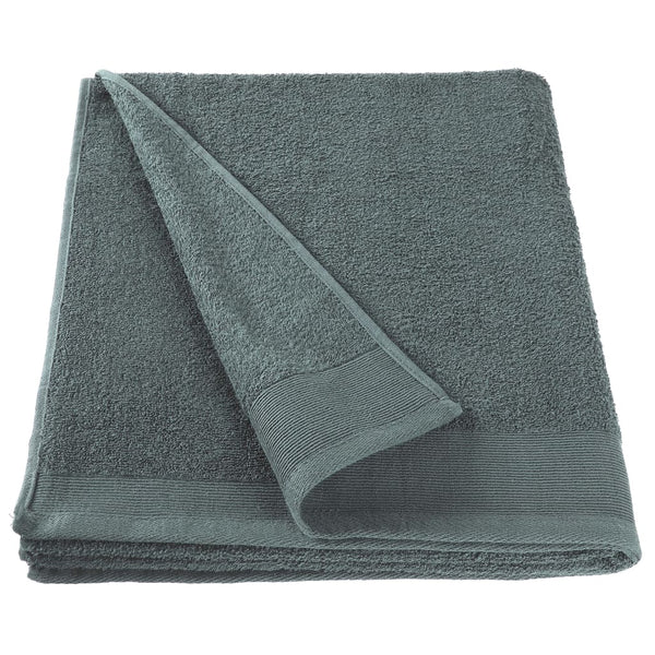 2-Delige Badhanddoekenset 450 G/M² 100X150 Cm Katoen Groen