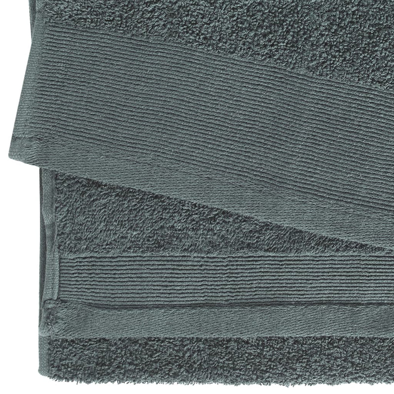 2-Delige Badhanddoekenset 450 G/M² 100X150 Cm Katoen Groen