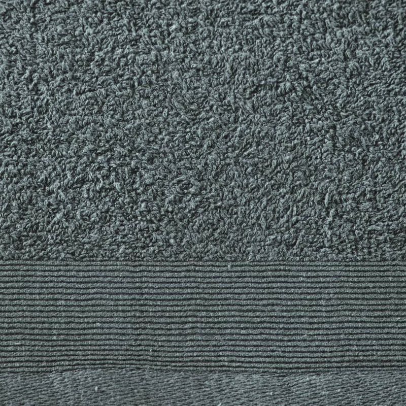 2-Delige Badhanddoekenset 450 G/M² 100X150 Cm Katoen Groen