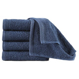 Gastendoekjes 10 St 450 G/M² 30X50 Cm Katoen Marineblauw