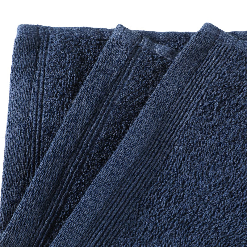 Gastendoekjes 10 St 450 G/M² 30X50 Cm Katoen Marineblauw