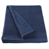 Handdoeken 5 St 450 G/M² 50X100 Cm Katoen Marineblauw
