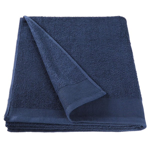 Handdoeken 2 St 450 G/M² 50X100 Cm Katoen Marineblauw