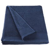 Douchehanddoeken 5 St 450 G/M² 70X140 Cm Katoen Marineblauw
