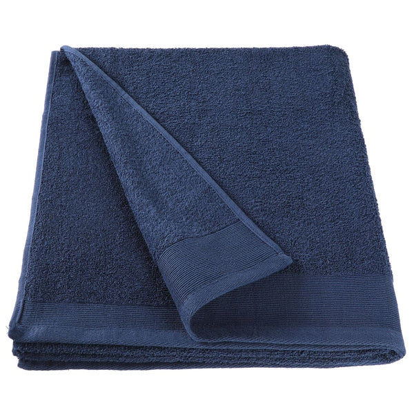 Douchehanddoeken 5 St 450 G/M² 70X140 Cm Katoen Marineblauw