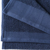 Douchehanddoeken 5 St 450 G/M² 70X140 Cm Katoen Marineblauw