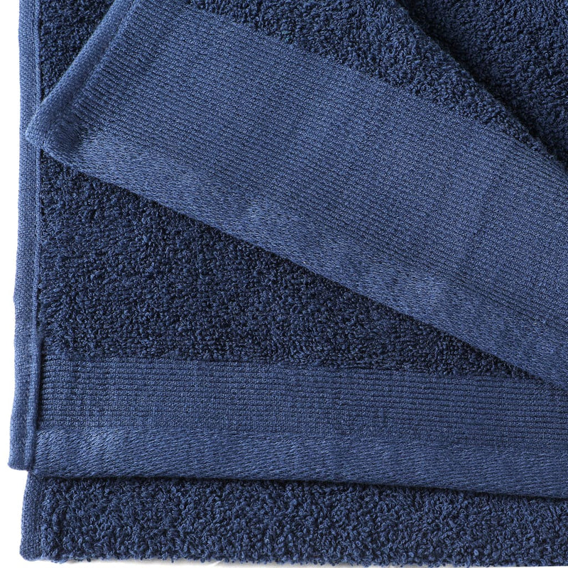 Douchehanddoeken 5 St 450 G/M² 70X140 Cm Katoen Marineblauw