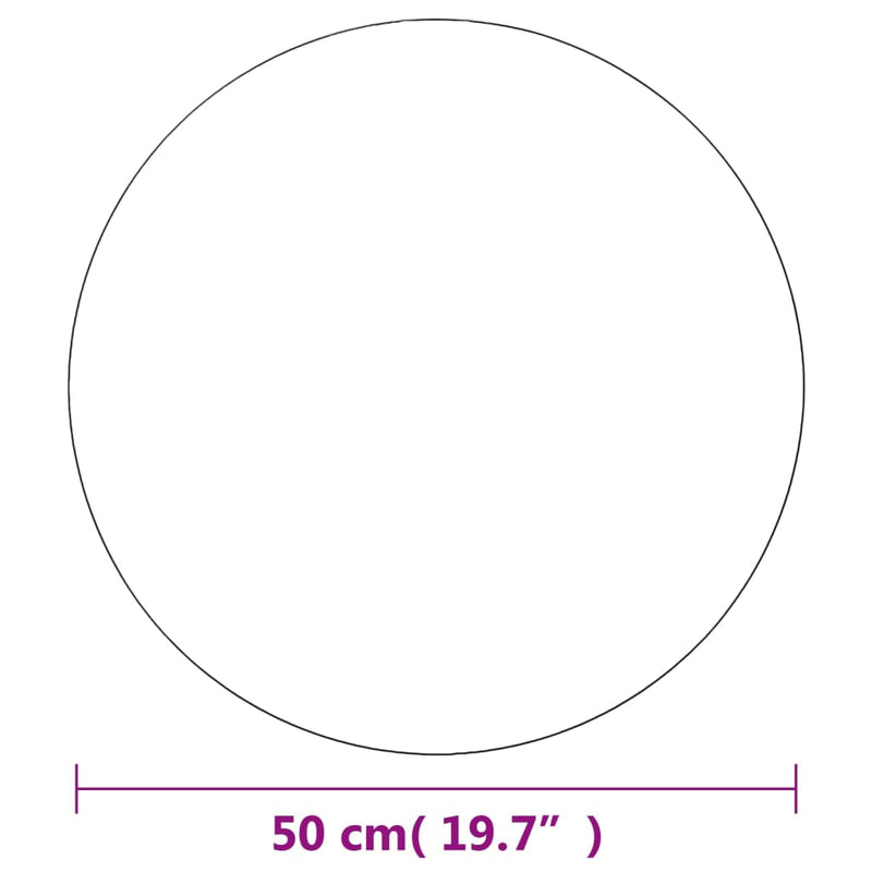 Wandspiegels Rond 50 Cm Glas